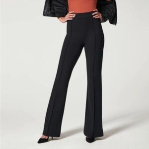 SPANX pbp hi rise flare classic black pants careerwear office